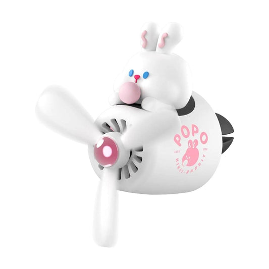 Cute Bunny Pilot Car Air Freshener | Adorable Propeller Diffuser with Pleasant Fragrance