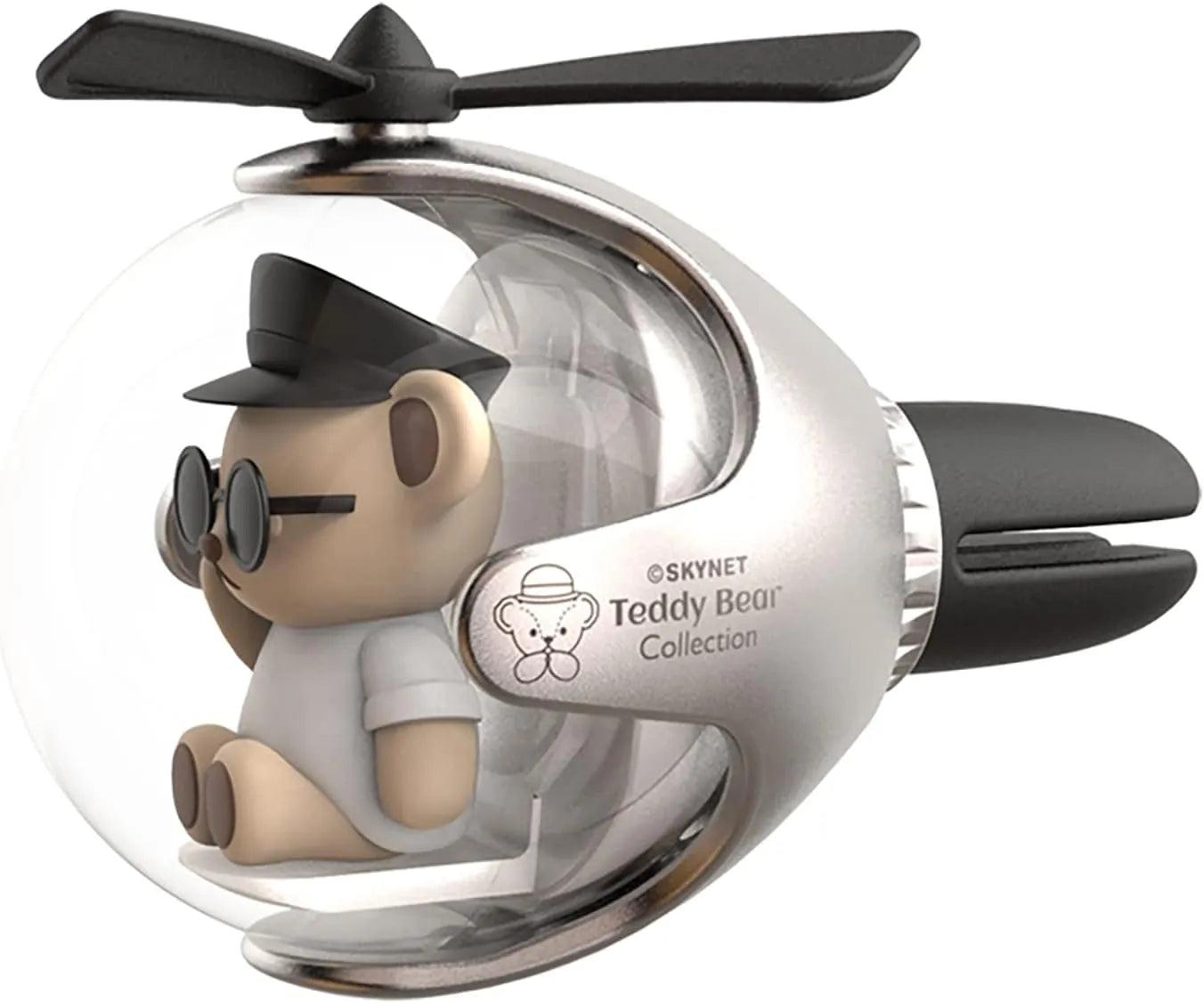 Teddy Bear Pilot Car Air Freshener with Propeller Diffuser | Teddy Bear Collection